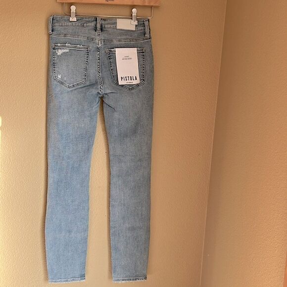Pistola Audrey Mid-Rise Skinny Jeans 26 wink distressed - Picture 4 of 9